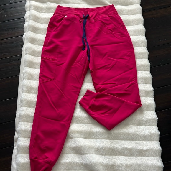 Figs Pants - Figs Women's Pants in Bright Pink